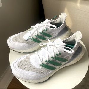 Adidas Ultraboost 21 - Green, White, Gray